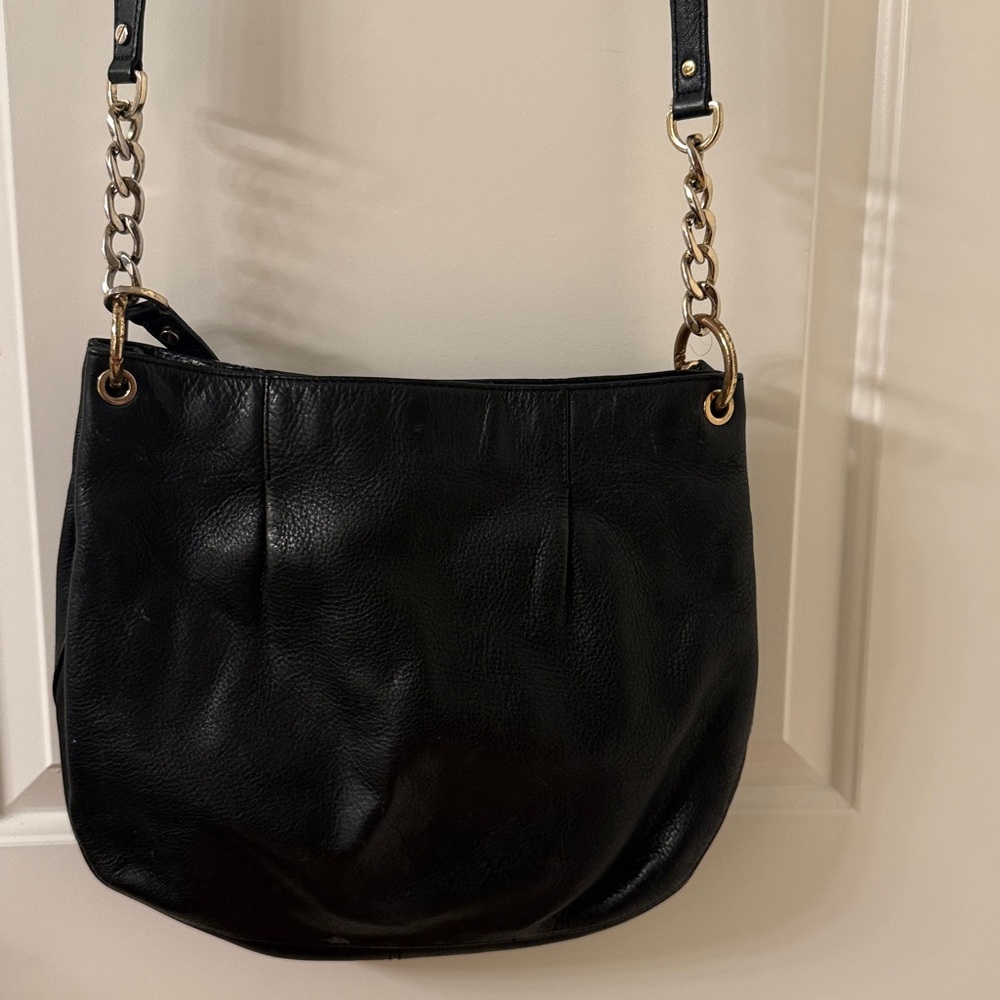 Michael Kors Black Leather Shoulder Bag - Picture 4 of 4